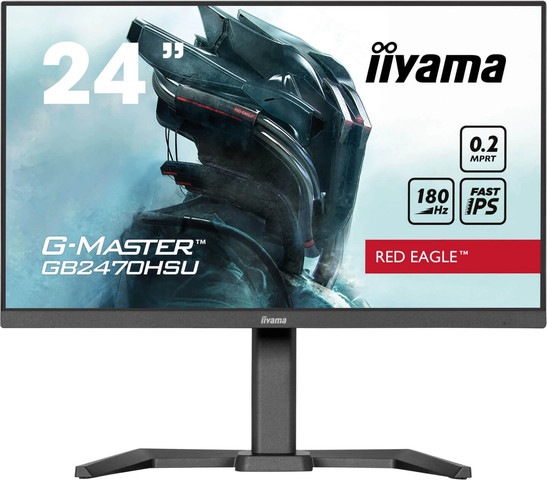 מסך מחשב לגיימינג IIYAMA 23.8" G-Master IPS FHD 180Hz 0.2ms GB2470HSU-B6