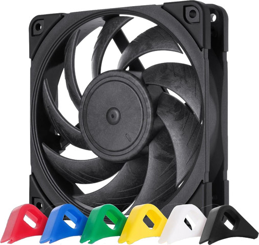 מאוורר למארז Noctua NF-A12x25 PWM Chromax Black Swap 120mm