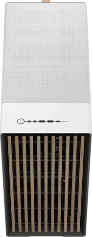 מארז מחשב Fractal Design North XL בצבע לבן ושקוף Chalk White TG Clear
