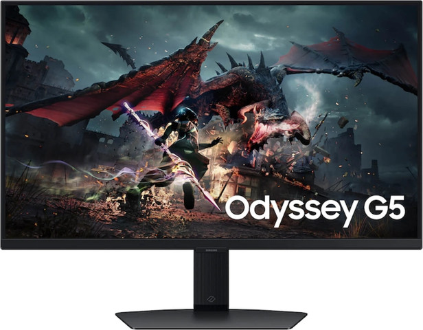 מסך מחשב לגיימינג Samsung 27" Odyssey G5 IPS QHD 180Hz 1ms S27DG500EU