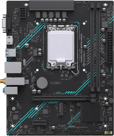 לוח אם MAXSUN H610M 666 WiFi6 ARGB