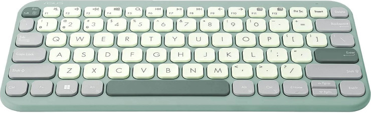מקלדת אלחוטית Asus Marshmallow KW100 Green Tea Latte