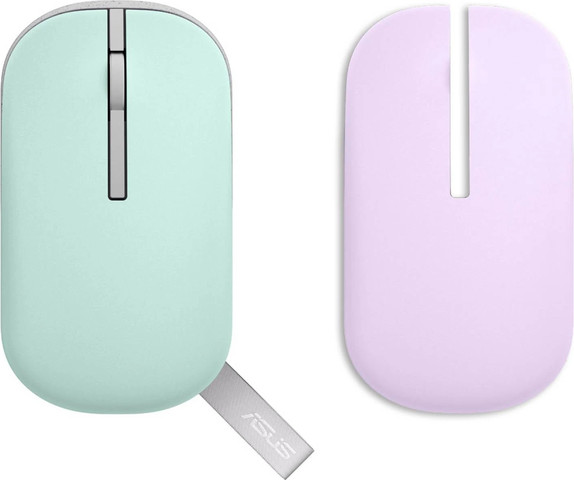 עכבר אלחוטי Asus Marshmallow MD100 סגול/ירוק