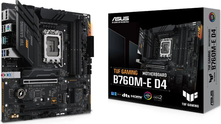לוח אם ASUS TUF GAMING B760M-E D4