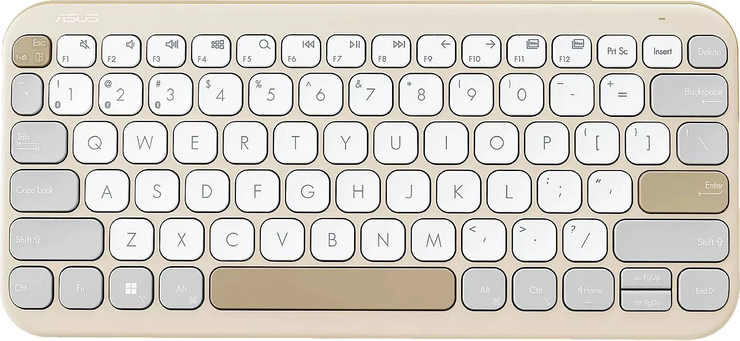 מקלדת אלחוטית Asus Marshmallow KW100 Oat Milk