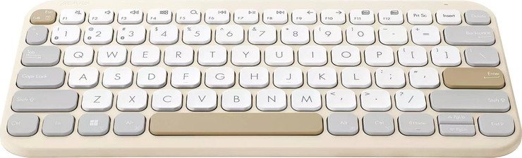 מקלדת אלחוטית Asus Marshmallow KW100 Oat Milk