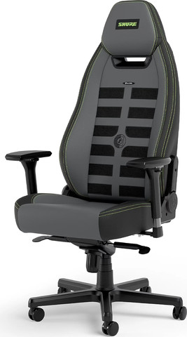 כיסא מנהלים Noblechairs LEGEND Shure Edition בצבע שחור/אפור