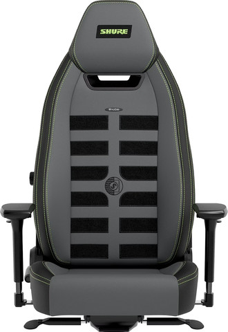 כיסא מנהלים Noblechairs LEGEND Shure Edition בצבע שחור/אפור