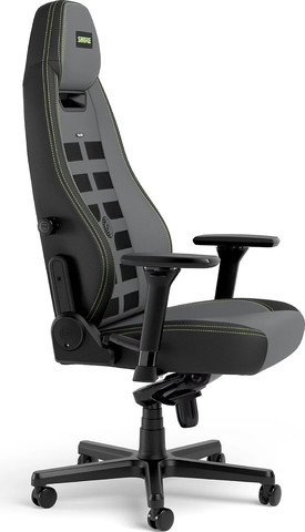 כיסא מנהלים Noblechairs LEGEND Shure Edition בצבע שחור/אפור