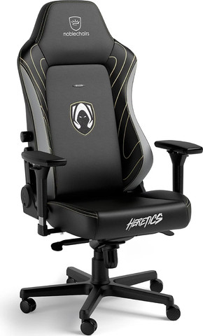 כיסא גיימינג Noblechairs HERO Team Heretics Edition בצבע שחור