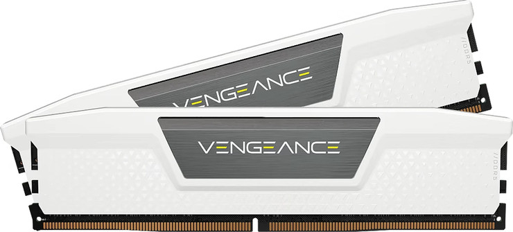 זיכרון למחשב Corsair Vengeance DDR5 48GB (2x24G) 6000 CL30 בצבע לבן