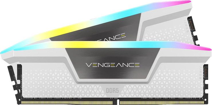 זיכרון למחשב Corsair Vengeance RGB DDR5 32GB (2x16GB) 6000 CL30 CMH32GX5M2B6000Z30W