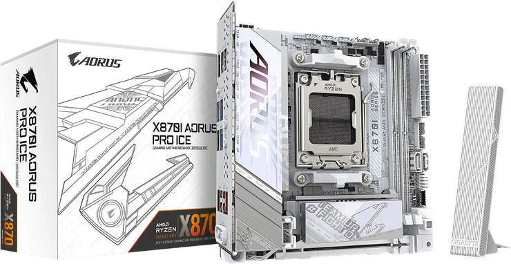 לוח אם GIGABYTE X870I AORUS PRO ICE