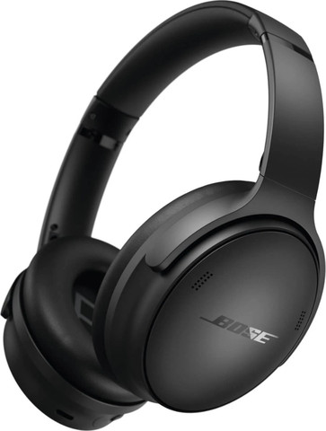 אוזניות אלחוטיות Bose QuietComfort עם ביטול רעשים אקטיבי בצבע שחור