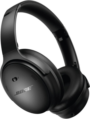 אוזניות אלחוטיות Bose QuietComfort עם ביטול רעשים אקטיבי בצבע שחור