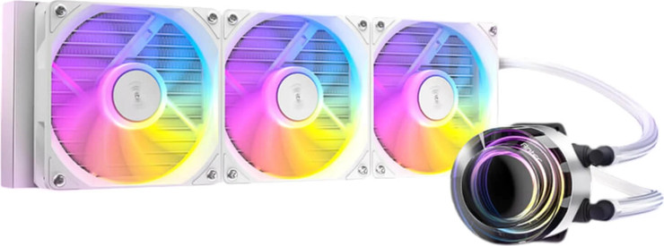 קירור נוזלי למעבד Antec VORTEX LUM 360 ARGB White 360mm
