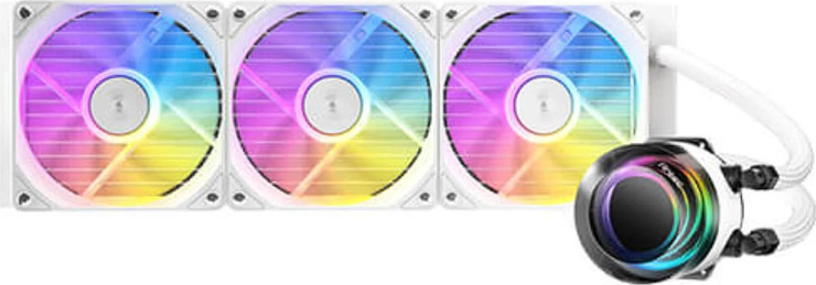קירור נוזלי למעבד Antec VORTEX LUM 360 ARGB White 360mm