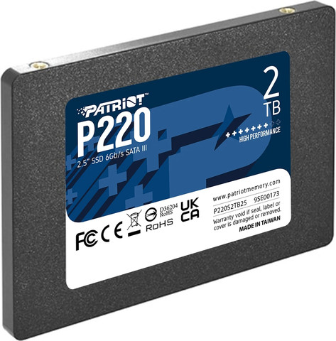 כונן SSD 2TB Patriot P220 2.5" SATA III