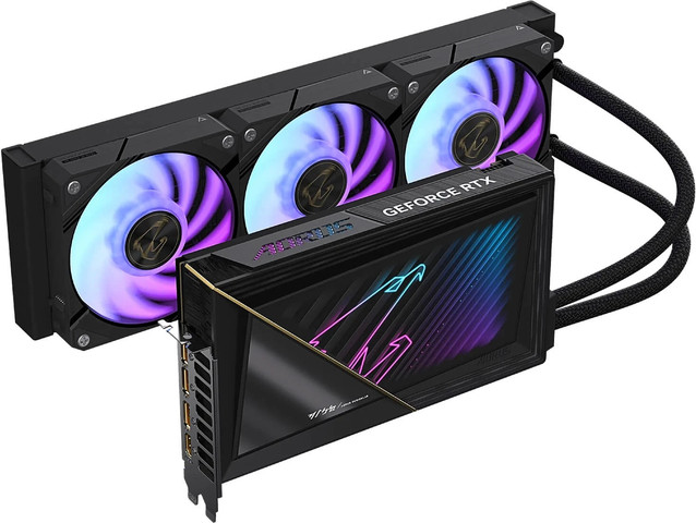 כרטיס מסך Gigabyte AORUS GeForce RTX 5090 XTREME WATERFORCE 32G