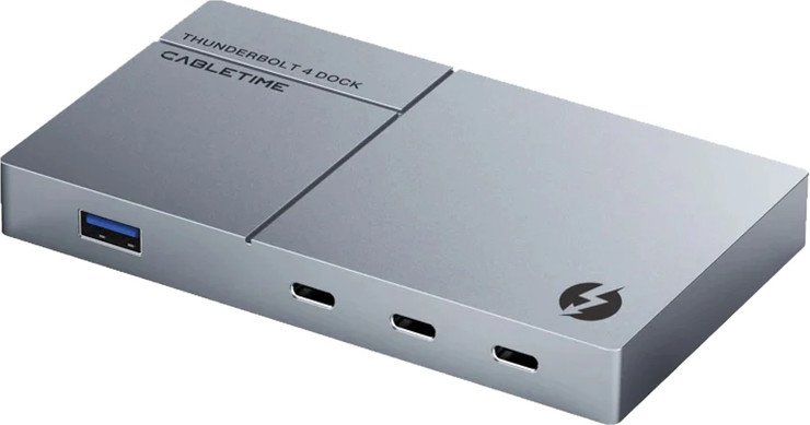 תחנת עגינה CABLETIME 5-in-1 Thunderbolt 4 Dock