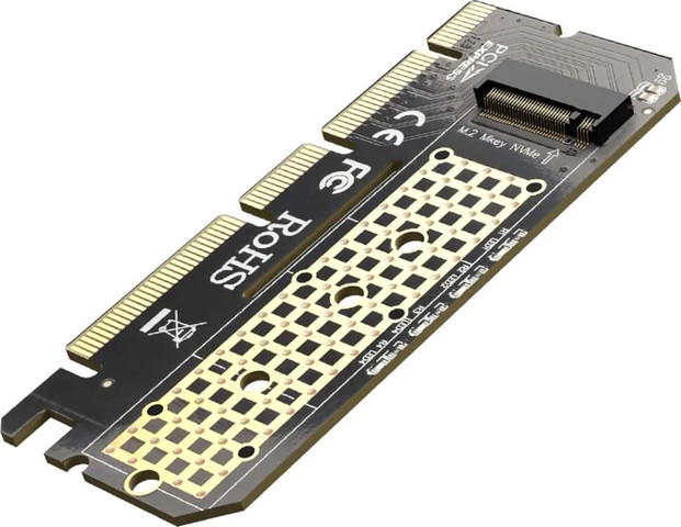 כרטיס מתאם Acasis NVMe M.2 32Gbps ל-PCIe X16/X8/X4 עם גוף קירור