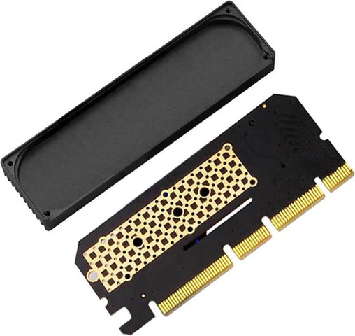 כרטיס מתאם Acasis NVMe M.2 32Gbps ל-PCIe X16/X8/X4 עם גוף קירור