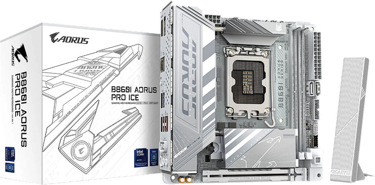 לוח אם Gigabyte B860I AORUS PRO ICE Mini-ITX עם תמיכה במעבדי Intel® Core™ Ultra