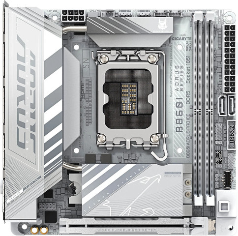 לוח אם Gigabyte B860I AORUS PRO ICE Mini-ITX עם תמיכה במעבדי Intel® Core™ Ultra