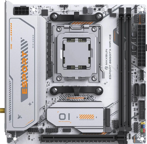 לוח אם MAXSUN eSport B650ITX WIFI ICE