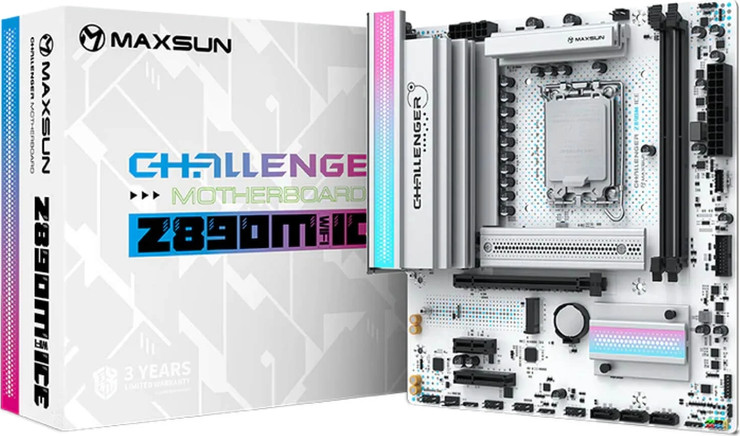 לוח אם MAXSUN Challenger Z890M WIFI ICE