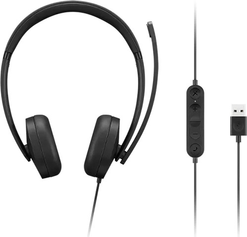 אוזניות LENOVO USB-A Wired Stereo Headset Gen 2 4XD1P83425