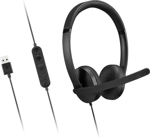 אוזניות LENOVO USB-A Wired Stereo Headset Gen 2 4XD1P83425