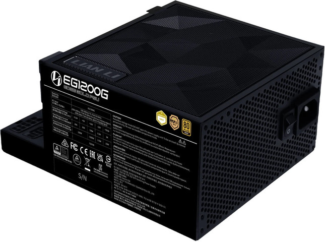 ספק כוח Lian-Li EDGE 1200W Gold Black EG1200G-B
