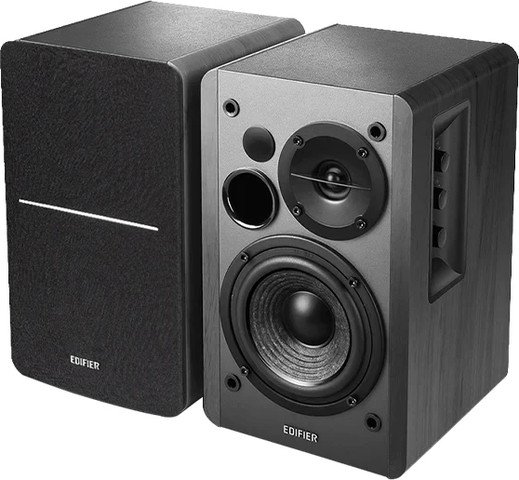 רמקולים עץ Edifier R1280DBs עם יכולת הפעלת סאבוופר בצבע שחור EDF100011b