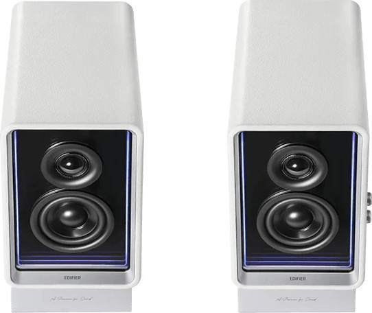 רמקול מוניטור אקטיבי Edifier QR65 עם מטען GaN בעוצמת 65W (לבן) EDF286005w