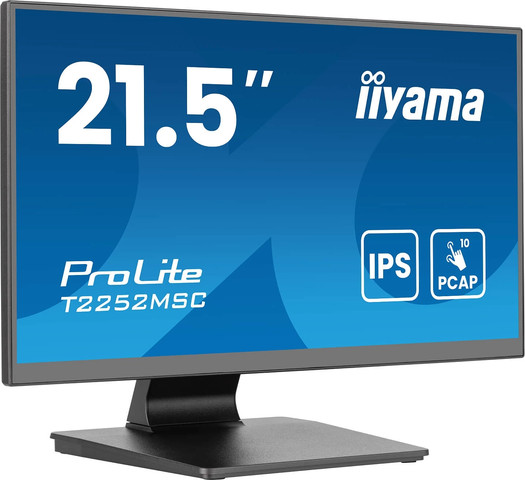 מסך מגע IIYAMA ProLite T2252MSC-B2AG 21.5" FHD IPS PCAP 10 נקודות מגע
