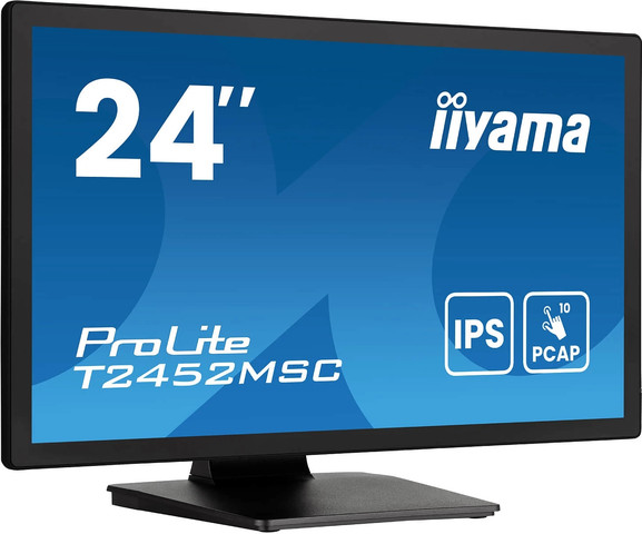 מסך מגע IIYAMA ProLite T2452MSC-B1AG 24" FHD IPS PCAP 10 נקודות מגע