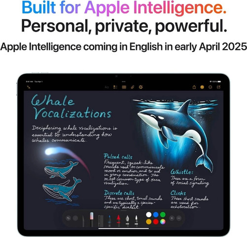 טאבלט Apple iPad Air 13 M3 (2025) 128GB Wi-Fi בצבע Space Gray