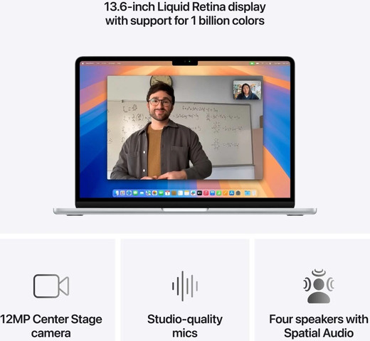 מחשב נייד Apple MacBook Air 13 M4 MW0W3HB/A