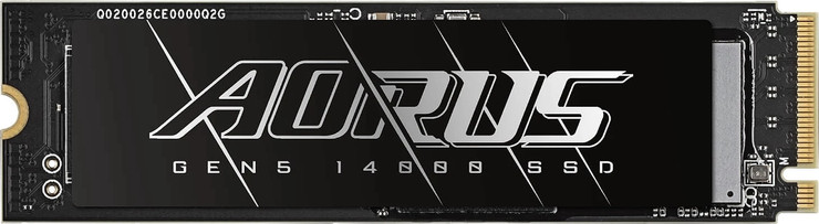 כונן SSD Gigabyte AORUS Gen5 14000 AG514K2TB בנפח 2TB