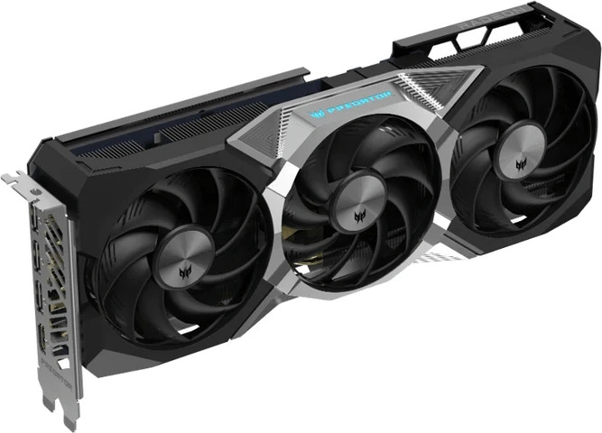 כרטיס מסך Radeon AMD RX 9070 OC Acer Predator BiFrost בצבע שחור DP.Z4GWW.P01