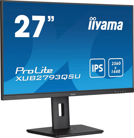 מסך מחשב IIYAMA ProLite XUB2793QSU-B7 בגודל 27 אינץ' בצבע שחור