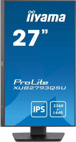 מסך מחשב IIYAMA ProLite XUB2793QSU-B7 בגודל 27 אינץ' בצבע שחור