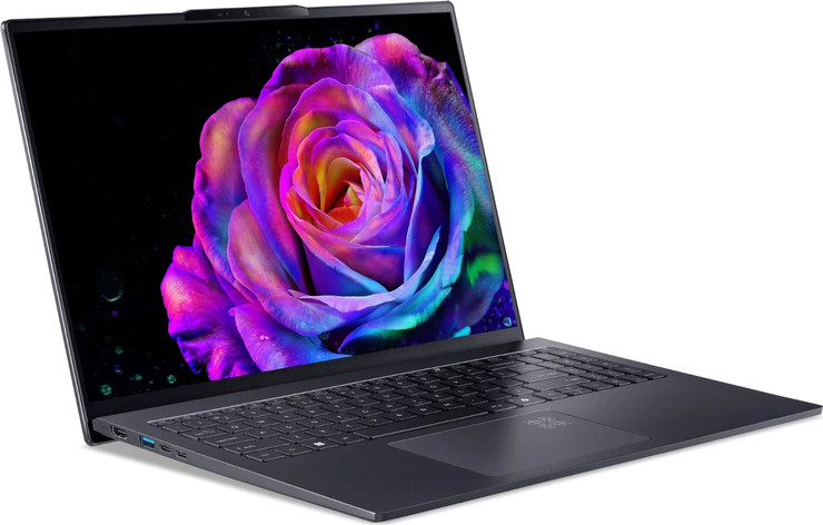 מחשב נייד Acer Swift Go 16 AI Ryzen 7 350 בצבע שחור NX.JCREC.002