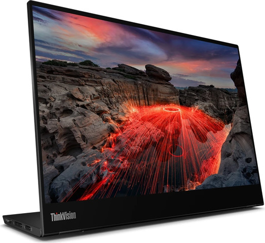 מסך מגע נייד ואיכותי לעבודה בדרכים –63FDUAT6WL  Lenovo ThinkVision M14t Gen 2