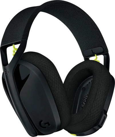 אוזניות קשת אלחוטיות לגיימינג Logitech G435 Lightspeed בצבע שחור