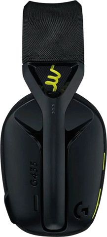 אוזניות קשת אלחוטיות לגיימינג Logitech G435 Lightspeed בצבע שחור