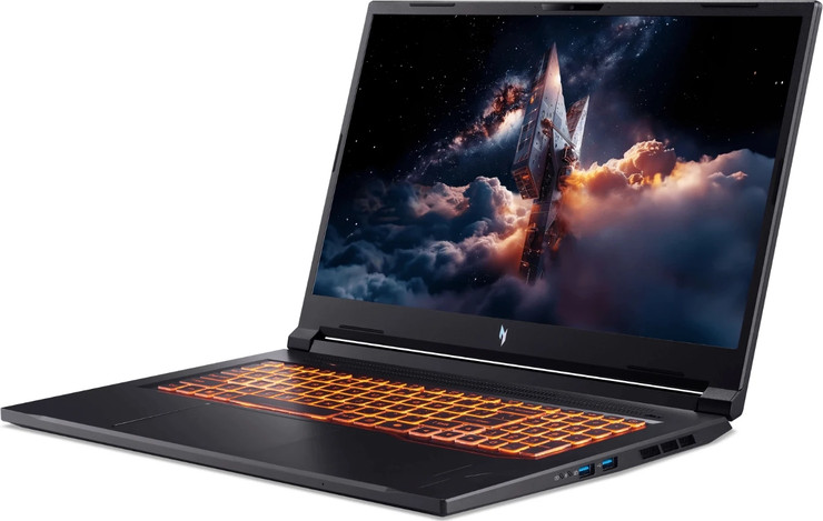 מחשב נייד Acer Nitro V17 AI Ryzen 5 340 בצבע שחור NH.QWKEC.001