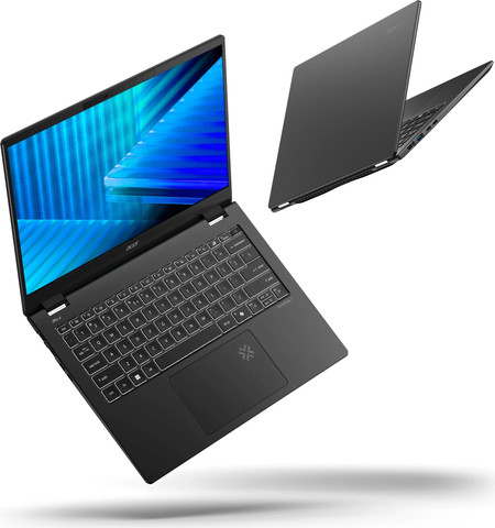 מחשב נייד Acer TravelMate P6 14 AI U5-226V בצבע שחור NX.BJMEC.002