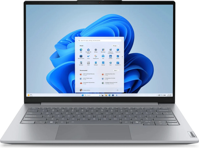 מחשב נייד Lenovo ThinkBook 14 G8 U5 בצבע כסף 21SJ0080IV
